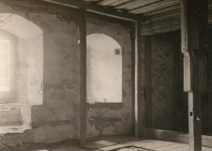 Schloss Wolkenstein, Wohnraum im 2. OG des Wohnturmes, Sitznische