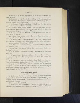 Wissenschaftlicher Abend vom 4. Februar 1899.