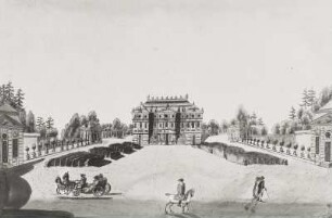 Ansicht des Palais im großen Garten bey Dresden