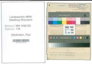 Entnazifizierung Paul Dieckmann , geb. 01.02.1903 (Lehrer+)