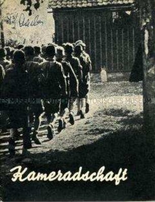 Kommunistische Tarnschrift zur Auseinandersetzung mit der Hitler-Jugend im Einband eines Ratgebers für HJ-Funktionäre