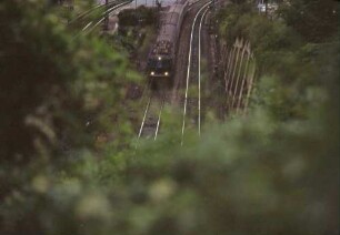 Stuttgart Feuerbach Pragtunnel Nordportal Ferngleis Lok 118 047