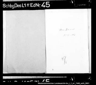Schuldensachen des Hans Barner, Claus von Rottorf, Johann von Münchhausen