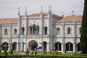 Lissabon - Kloster in Belem : Lissabon, Stadtteil Belem, Hieronymuskloster, ab 1502 erbaut. aufgenommen 2006