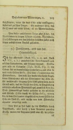 9) Fortsetzung, und Etwas Zeitrechnung