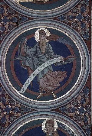 Thronende Madonna und Propheten