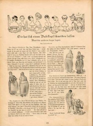 "Sie hat sich einen Bubikopf schneiden lassen"