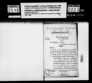 Fickler, Joseph, Literat von Konstanz (II)