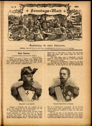 Ausgabe vom Sonntag, den 01. März 1903.