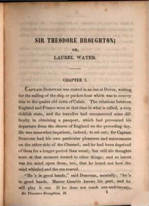 Sir Theodore Broughton; or, Laurel water. 2
