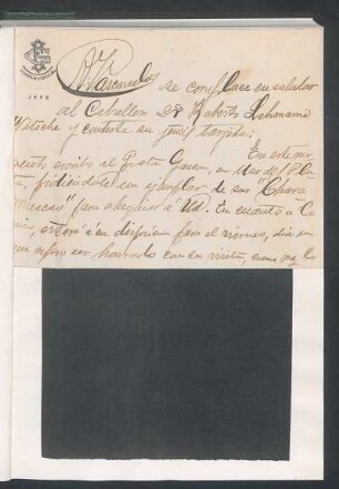 Dedicatoria manuscrita