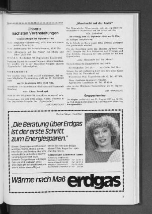 Unsere nächsten Veranstaltungen