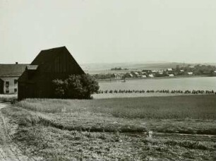 Großhartmannsdorf, Kunstgraben und Neuer Teich, Ansicht von Nordwesten