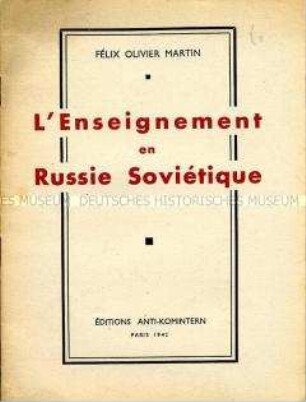 Antisowjetische Propagandaschrift aus dem besetzten Frankreich