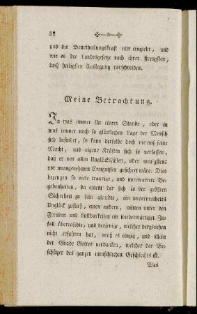 Meine Betrachtung. - Tägliche Seufzer in der Abends-Stunde.
