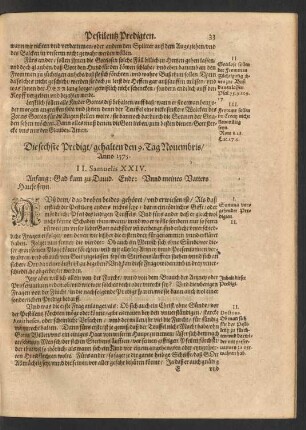 Die sechste Predigt/ gehalten den 9. Tag Novembris/ Anno 1575.