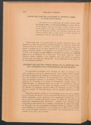 El doctor Deustua y la educación moral