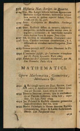 378-400, Mathematici