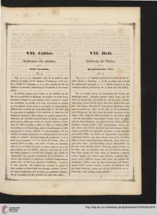 VII. Cahier / VII. Heft