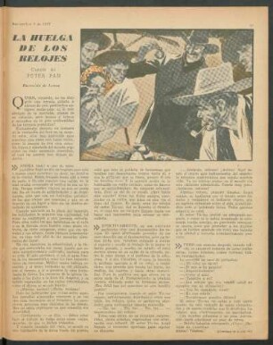 La huelga de los relojes : Cuento