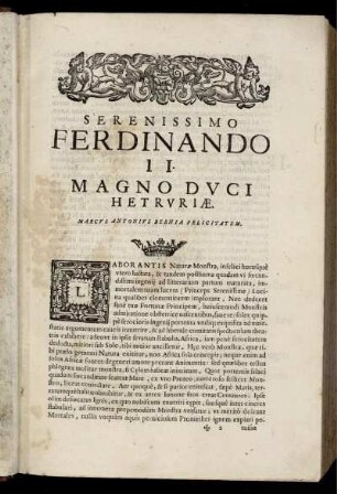 Serenissimo Ferdinado II.