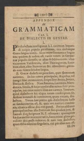 Appendix Ad Grammaticam