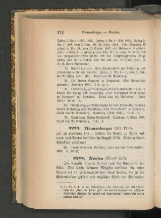 3274. Roosen (Berend Carl)