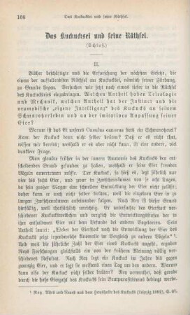 168-177 Das Kuckucksei und seine Räthsel : Schluß