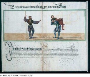 Ein anpund darauß ain einlauffen geet mit ainnem Wurff, Blatt 199v