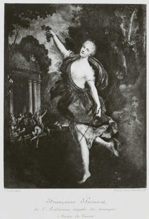 Françoise Prévost, de l'Académie royale de musique