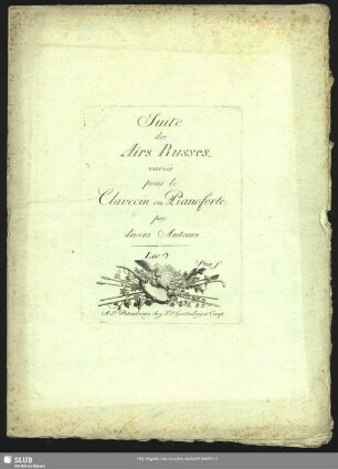 Chanson Russe Vyjdul' ja na rečin'ku : op. 1