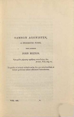 The poetical works of John Milton, 3