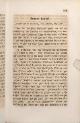 Sechstes Kapitel. Frauenklöster bei den Briten, Iren, Schotten, Angelsachsen.
