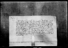 Graf Eberhard (V.) d. Ä. erlaubt Hans Holzhay, Bürger zu Stuttgart, dem Dr. Niclaus Bälz seinem (des Grafen) Arzt 5 fl. Gült aus Gütern zu Stuttgart um 100 fl. zu verkaufen.