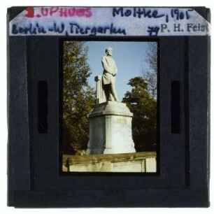 Berlin, Uphues, Denkmal für Helmuth von Moltke