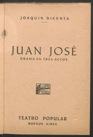 Juan José : drama en tres actos
