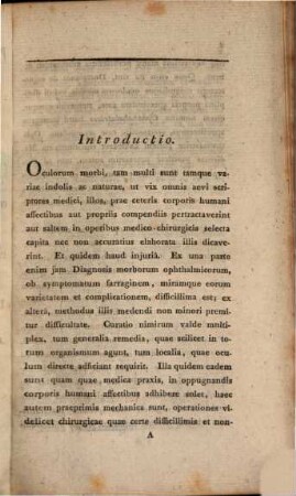 Pathologiae oculi generalis pars prima, nosologia