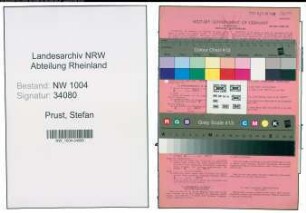 Entnazifizierung Stefan Prust , geb. 12.11.1906 (Schlosser)