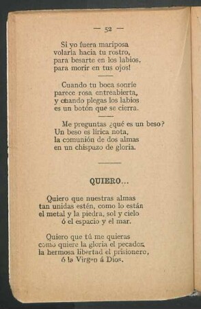 Quiero...