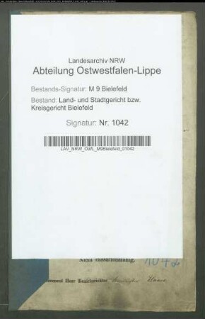 Sonstige: Westermann, Carl Friedrich :
