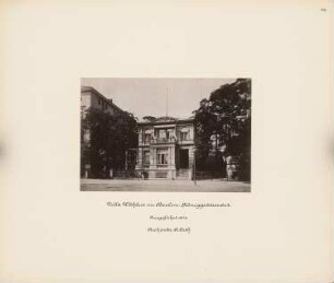 Villa Wöhlert, Berlin: Straßenansicht