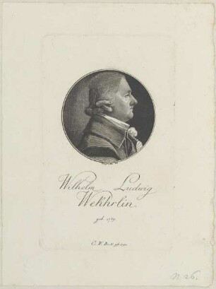 Bildnis des Wilhelm Ludwig Wekhrlin