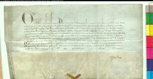 Pabst Gregor XI. bestätigt dem Kloster Paradies alle Privilegien und Indulte. "Cum a vobis."