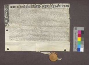 Schuldverschreibung des Georg Vollmar zu Ehrenstetten gegenüber Valentin Käser, Frühmesser in Kirchhofen.