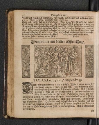 Evangelium am dritten Oster-Tage.
