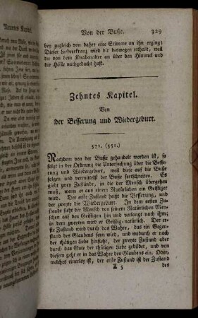 Zehntes Kapitel. Von der Besserung und Wiedergeburt.