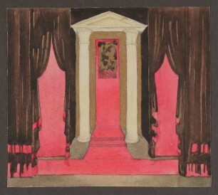 Thronsaal [aus der Serie Faust II: 15 Bühnenbilder für das Figurentheater]