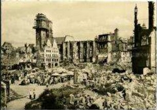 Die zerstörte Nürnberger Altstadt