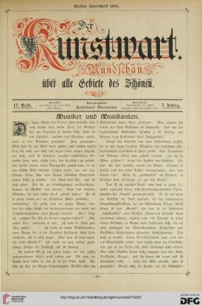 Heft 17 (1. Juniheft 1894)