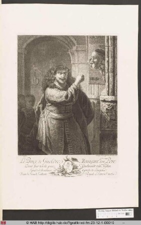Le Prince de Gueldre Menaçant son Père.
